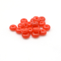 Contas de Murano Disco Opaline Vermelho Opalino 91230 4mm