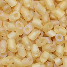 Cut Pipes Jablonex Topaz Transparente T  Aurora Boreal Matte 11020 3,5mm