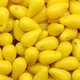 Contas de Murano Gota Fosca Amarelo 83130 6x10mm