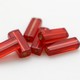Canutilho Chiclete Jablonex Transparente Vermelho 97090 10x3,5mm