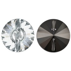 Botão Rivolli Swarovski art. 3015 Cristal 27mm