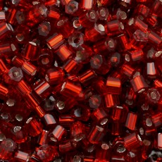 Vidrilho Jablonex Vermelho Transparente 97090 2x9/0=2,6mm