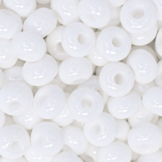 Miçanga Jablonex Branco Fosco 03050 2/0 = 6,1mm