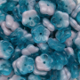 Contas de Murano Flor Azul Brunei Lilas 9411 8mm