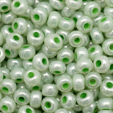 Miçanga Jablonex Verde Água Perolado 37156 6/0 = 4,1mm