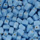 Contas de Murano Retangulo LDI Azul Turquesa 5x3mm
