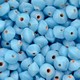 Contas de Murano Piao LDI Azul Turquesa 3x5mm