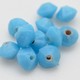 Contas de Murano Piao LDI Azul Turquesa 3x5mm