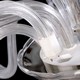 Lustre de Murano Laguna Cristal Transparente 84 Lampadas Sistema de Montagem Leonardo Niquel