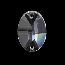 Oval Lapidado LDI art. 1100 Cristal 24mm