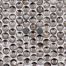 Strass Chaton  Base Reta (Com cola) Supreme Black Diamond SS10 = 2,7mm