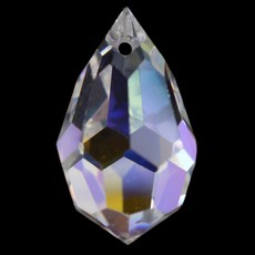 Pingente Drops Preciosa art. 45151681 Cristal Aurora Boreal 15x9mm
