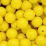 Contas de Porcelana Fosca Amarelo 83110 8mm
