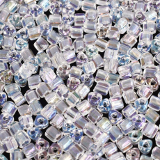 Vidrilho Jablonex Triangular Cristal Transparente T Aurora Boreal 58205 2,5mm