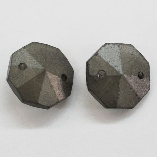 Castanha Lapidada LDI art. 60 2 Furos Black Diamond Matte 14mm