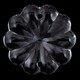 Roseta Lapidada LDI art. 86032 2 Furos Cristal 25mm