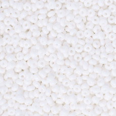 Miçanga Jablonex Branco Fosco 03050 12/0 = 1,9mm