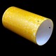 Cilindro Cupula de Vidro Amarela 180x10mm