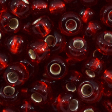 Miçanga Jablonex Vermelho Transparente 97090 2/0 = 6,1mm