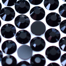 Strass Chaton Base Reta (Sem Cola) Preciosa Jet Unfoiled SS20 = 4,6mm