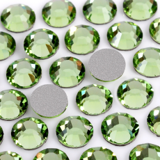Strass Chaton Base Reta (Sem Cola) Preciosa Peridot SS34 = 7mm