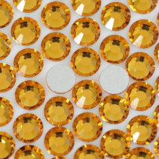 Strass Chaton Base Reta (Sem Cola) Preciosa Topaz SS34 = 7mm