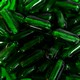 Contas de Murano Firma Transparente Verde 50120 20x11mm