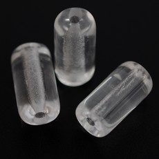 Contas de Murano Firma Transparente Cristal 00030 20x11mm