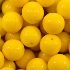 Contas de Porcelana Fosca Amarelo 83130 12mm