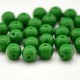 Contas de Porcelana Fosca Verde 53230 10mm