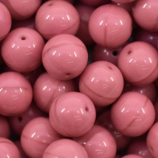 Contas de Porcelana Fosca Rosa 73030 10mm