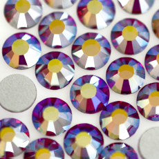 Strass Chaton Base Reta (Sem Cola) Preciosa Fuchsia AB SS20 = 4,6mm
