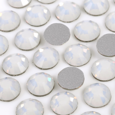 Strass Chaton Base Reta (Sem Cola) Preciosa White Opal SS34 = 7mm