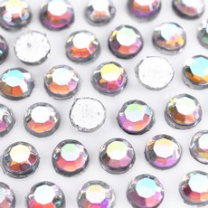 Strass Chaton Base Reta (Com Cola) Supreme Cristal Aurora Boreal SS 8 = 2,3mm