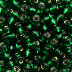 Miçanga Jablonex Verde Transparente 57060 2/0 = 6,1mm