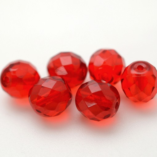 Cristal Transparente Vermelho 90080 5mm