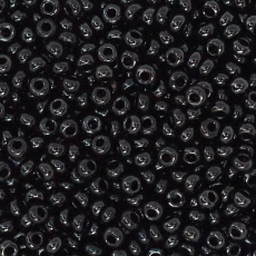 Miçanga Jablonex Preto Fosco 23980 9/0 = 2,6mm