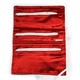 Carteira Organizadora Bijoux Tecido 240x170mmDelave Arabesco Azul e Vermelho