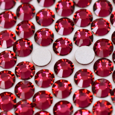 Strass Chaton Base Reta (Sem Cola) Preciosa Ruby SS12 = 3mm