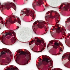 Strass Chaton Base Reta sem cola Preciosa art. 43811612 Viva 12 Ruby SS20 = 4,6mm