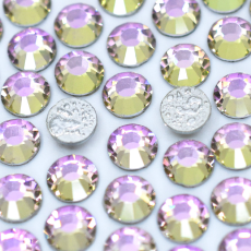 Strass Chaton Base Reta (Com Cola) Preciosa Cristal Vitrail Light SS30 = 6,4mm