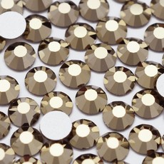 Strass Chaton Base Reta (Sem Cola) Preciosa Cristal Starlight Gold SS16 = 3,8mm