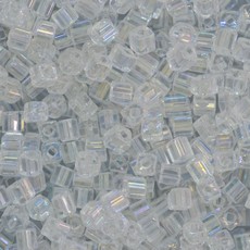 Vidrilhos Quadrado Jablonex Cristal Transparente Aurora Boreal 58205 2,6x2,6mm