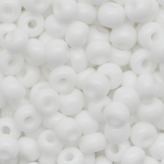 Miçanga Jablonex Branco Fosco 03050 6/0 = 4,1mm