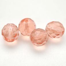 Cristal Transparente Rosa 70100 8mm