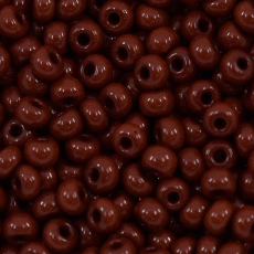 Miçanga Jablonex Marrom Fosco 13600 6/0 = 4,1mm