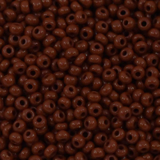 Miçanga Jablonex Marrom Fosco 13600 9/0 = 2,6mm