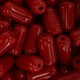 Contas de Murano Firma Vermelho Fosco 93190 24x13mm