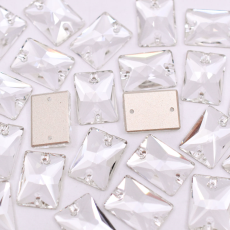 Retângulo para Bordar Supreme Cristal 18x13mm