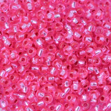 Miçanga Jablonex Pink Transparente Solgel Dyed 08277 12/0 = 1,9mm